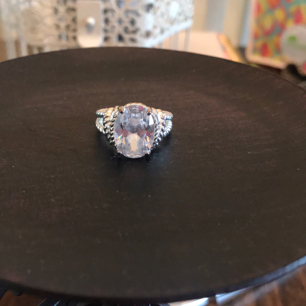 Silver Cz Ring